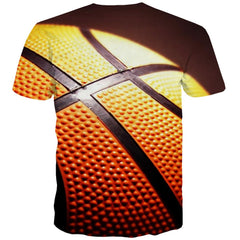 Basketball T-shirt Men Night View Tshirts Novelty Galaxy Tshirts Cool City T shirts Funny