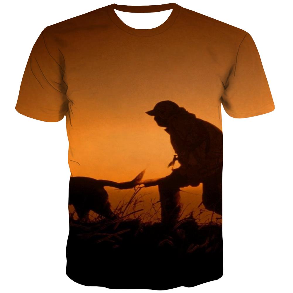 
Hunting T-shirt Men Jungle T shirts Funny Deer Tshirt Anime Shooter Tshirts Novelty Camouflage T-shirts Graphic
                