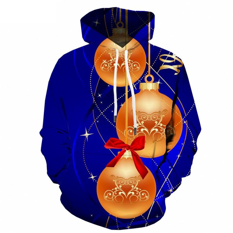 
Christmas Hoodie Men New Year Hoody Anime Blue Sweatshirt Printed Party 3d Printed
                