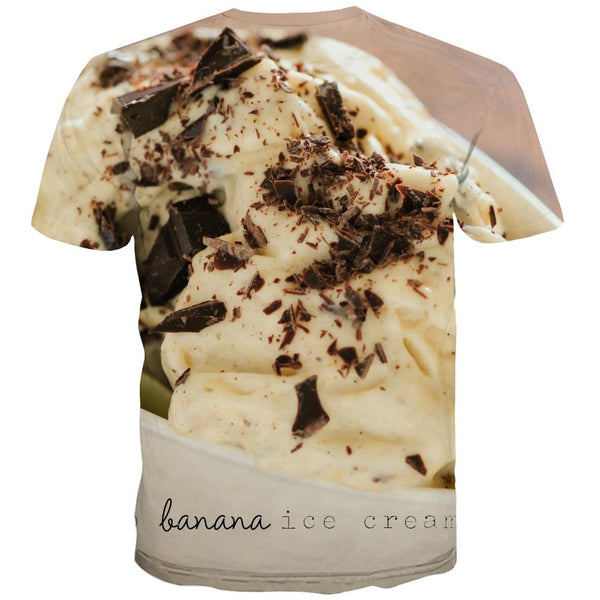 
Sweet T-shirt Men Gourmet Tshirts Casual Icecream Tshirt Printed Colourful Tshirt Anime
                