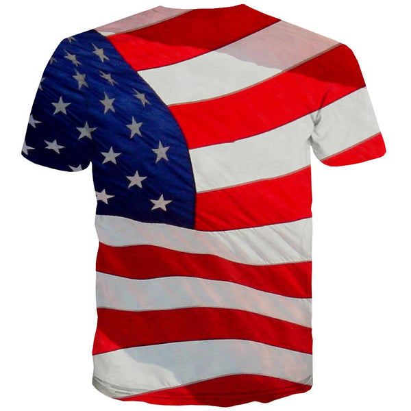 
USA T shirts Men Flag Tshirt Anime Statue Tshirts Casual Country Tshirts Novelty
                