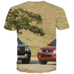 Jeep T-shirt Men Offroad T-shirts 3d car T shirts Funny Short Sleeve summer New - KYKU