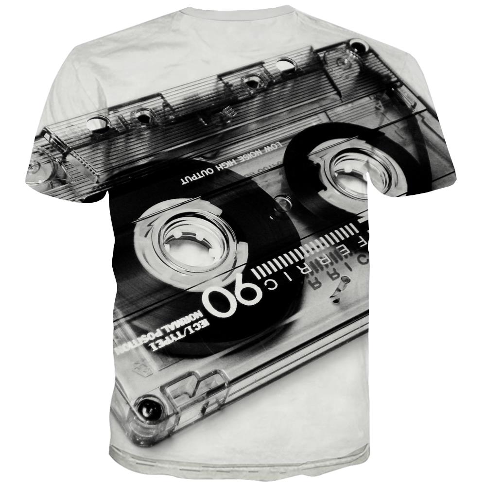 
Music T-shirt Men Instrument Tshirts Cool Retro Tshirt Anime Electronic Shirt Print
                