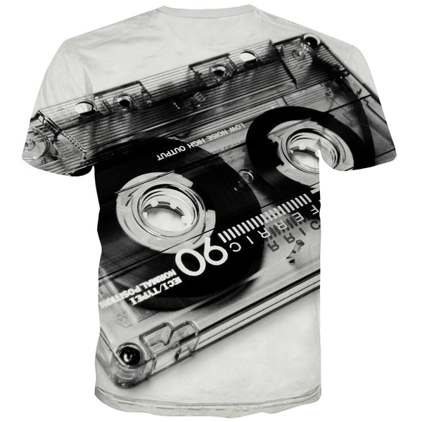 
Music T-shirt Men Instrument Tshirts Cool Retro Tshirt Anime Electronic Shirt Print
                
