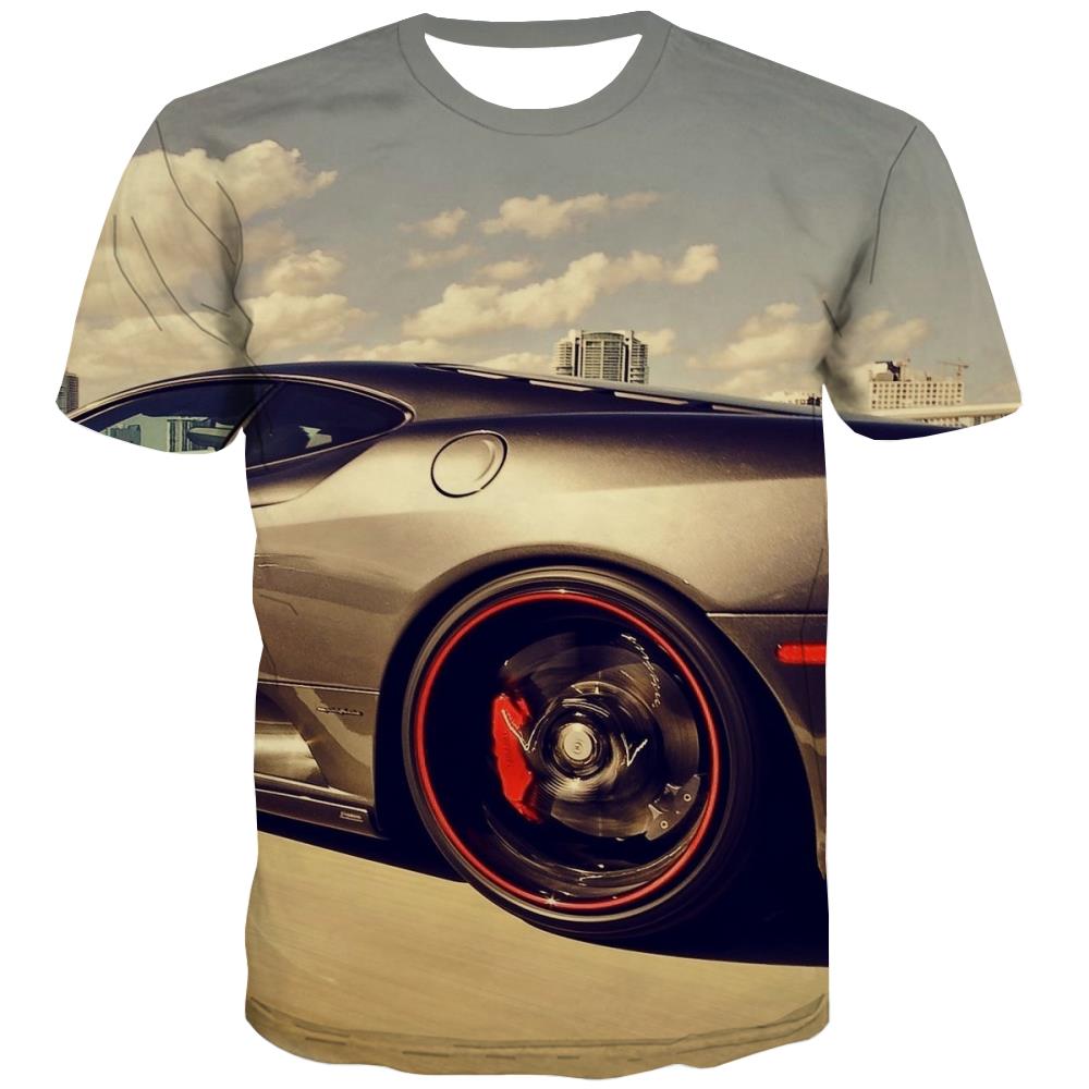 
Racing Car T-shirt Men Metal Tshirts Novelty City Tshirt Anime Gray Tshirts Casual Retro T shirts Funny
                