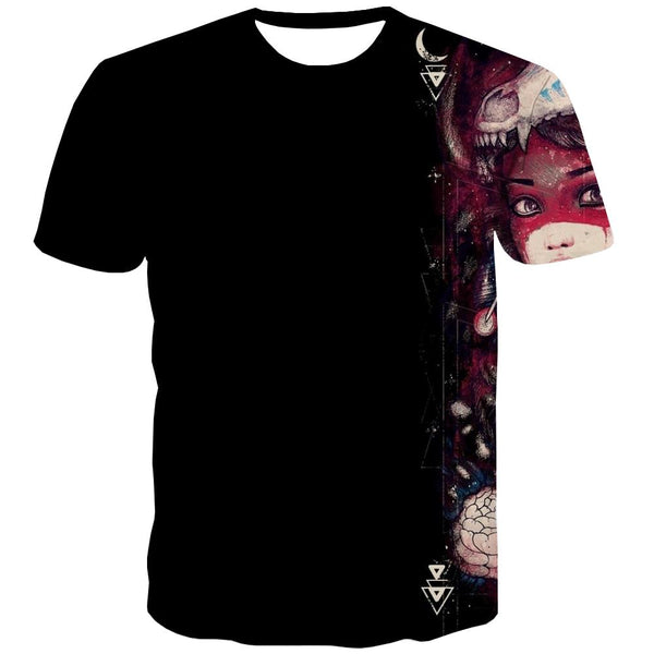 Indians T-shirt Men Grassland Tshirts Cool Sunset T shirts Funny War Tshirt Anime