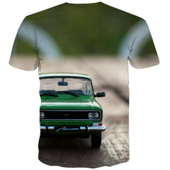 Racing Car T shirts Men Metal Shirt Print City Tshirt Printed Gray Tshirts Cool Retro Tshirts Novelty
