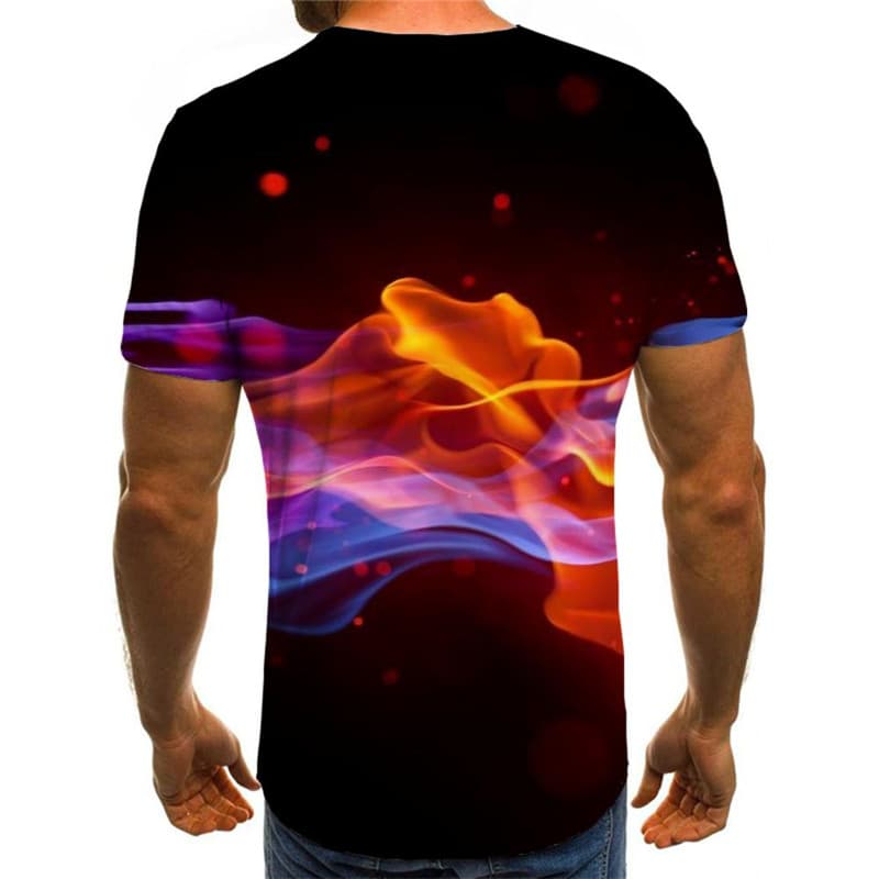 
Smoke T shirt Men Abstract T-shirts 3d Psychedelic Funny T shirts Novel Tshirts Casual
                