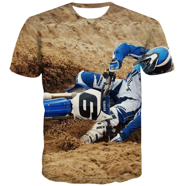 Motocross T-shirt Men motorcycle Tshirts Novelty Offroad T shirts Funny - KYKU