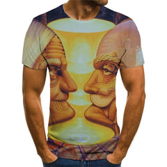 Halloween T-shirt Men Skull Funny T shirts Hip Hop Tshirts Casual Party Shirt Print