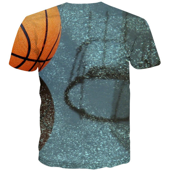 
Basketball T shirts Men Night View Tshirts Novelty Galaxy T-shirts 3d City Shirt Print
                
