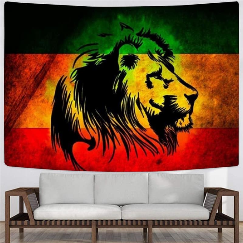 
Lion Tapiz Animal Tenture Mandala Anime Tapestries Colorful Rug Wall Street Wall Tapestry
                