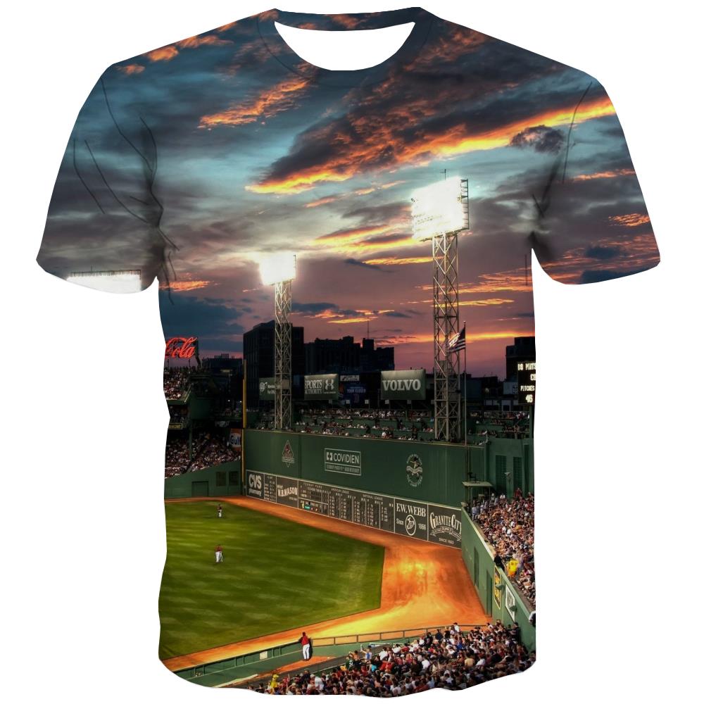 
Baseball T-shirt Men Stadium Tshirt Anime Game Tshirts Cool White Tshirts Casual
                