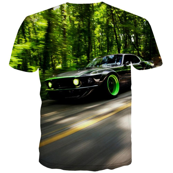 
Racing Car T shirts Men Metal Tshirts Novelty City Tshirt Printed Gray Tshirts Casual Retro T-shirts 3d
                