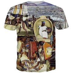 Mexico T shirt Men Sail Anime Clothes Landscape Tshirts Casual Harajuku Shirt Print