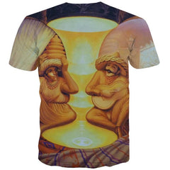 Halloween T-shirt Men Skull Funny T shirts Hip Hop Tshirts Casual Party Shirt Print