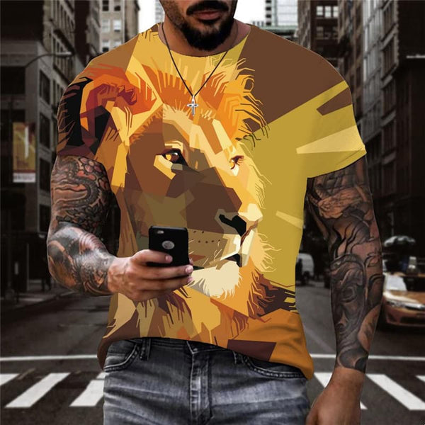 Shark T shirt Men Ocean T-shirts 3d Animal Tshirt Printed Graffiti Tshirts Casual