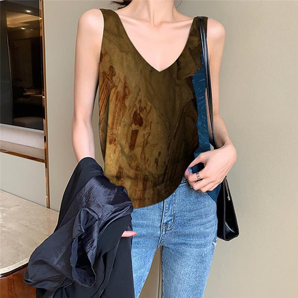 Indios Tank-Top women Dizziness Tank Tops Casual Meteor Funny Top