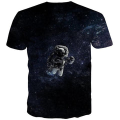 Astronaut T shirt Men Galaxy Funny T shirts Space Tshirts Casual Universe Anime Clothes