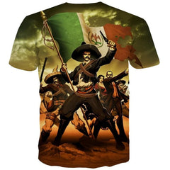 War T-shirt Men Mexico Tshirt Printed Eagle Tshirts Casual Cloud Funny T shirts