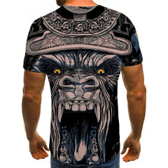 Orangutan T shirt Men Animal Tshirts Casual Hip Hop Tshirt Printed Short Sleeve