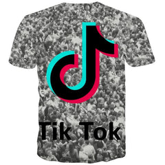 Douyin T shirt Men Music Funny T shirts Party Tshirts Casual Hip Hop Tshirt Printed