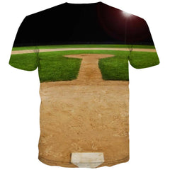 Baseball T shirts Men Stadium Tshirt Anime Game Tshirt Printed White Tshirts Novelty