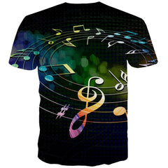 Music T shirts Men Instrument Tshirt Anime Retro Shirt Print Electronic T shirts Funny