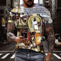 Mexico T shirt Men Sail Anime Clothes Landscape Tshirts Casual Harajuku Shirt Print