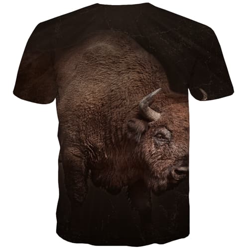 
Cattle T-shirt Men Animal Tshirts Casual Black Shirt Print Harajuku T-shirts Graphic - KYKU
                