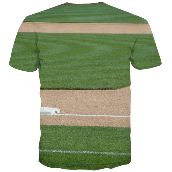 
Baseball T-shirt Men Stadium Shirt Print Game T shirts Funny White Tshirts Casual
                