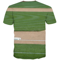 Baseball T-shirt Men Stadium Shirt Print Game T shirts Funny White Tshirts Casual