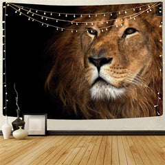 Lion Tapiz Animal Tapestries Anime Rug Wall Harajuku Home Tapestrys Street Wall Tapestry