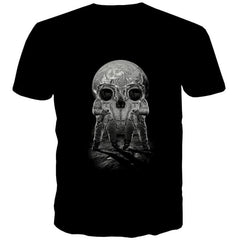 Astronaut T-shirt Men Space Anime Clothes Universe Shirt Print Black Tshirt Printed