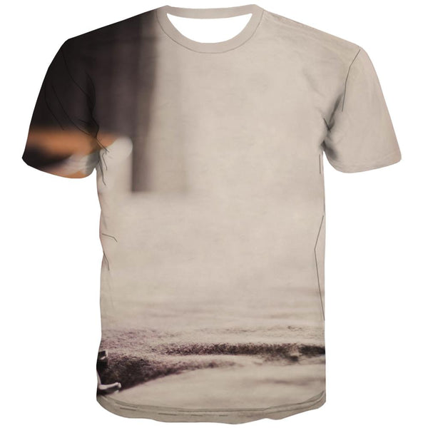Guitar T-shirt Men Music T-shirts Graphic Wooden Tshirts Cool Metal Tshirt Printed