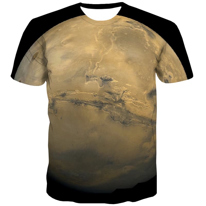 
Earth T-shirt Men Universe Shirt Print Space T-shirts Graphic Black Tshirt Anime
                