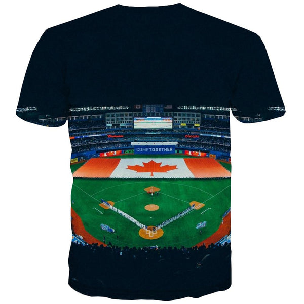 
Baseball T-shirt Men Stadium T shirts Funny Game Shirt Print White T-shirts 3d
                