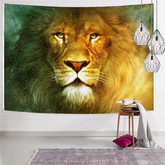 Lion Tapiz Animal Wall Tapestry Anime Tapestries Nebula Home Tapestrys Galaxy Rug Wall