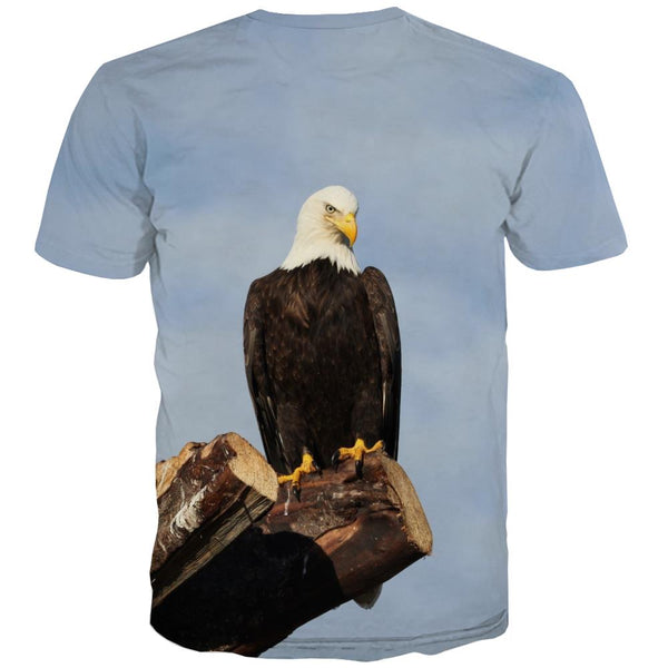 
USA T-shirt Men Animal Tshirt Anime Raptor Tshirts Cool Fly T shirts Funny Eagle Tshirts Novelty
                
