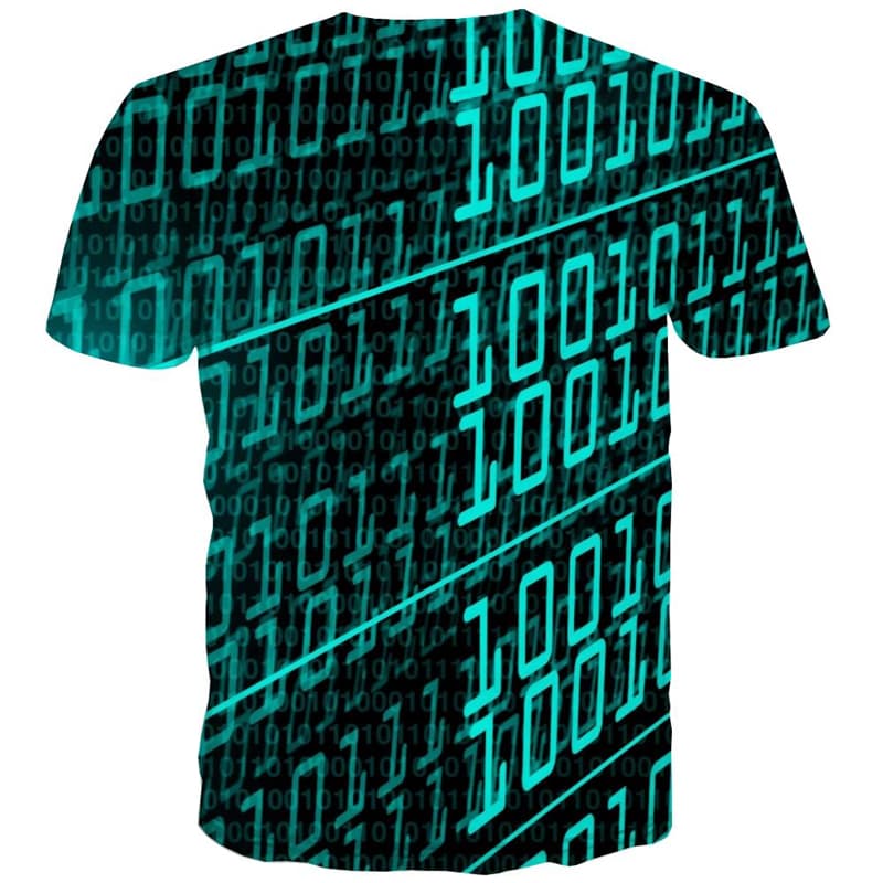 
Digital T-shirt Men Technology Tshirts Cool Computer T shirts Funny Green T-shirts 3d
                