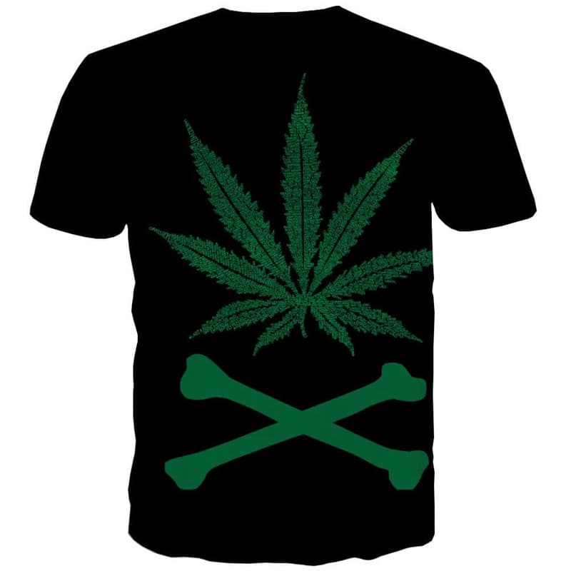 
Leaves T shirt Men Bone Funny T shirts Black Tshirts Casual Harajuku Anime Clothes
                
