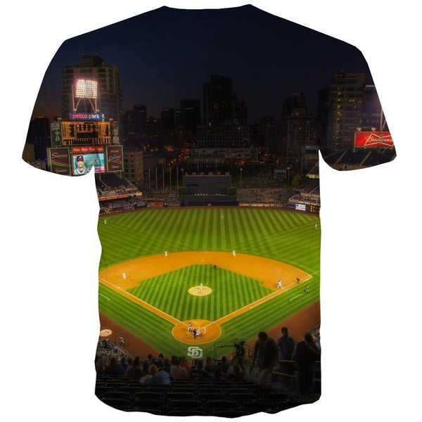 
Baseball T shirts Men Stadium T-shirts 3d Game T shirts Funny White Tshirt Anime
                