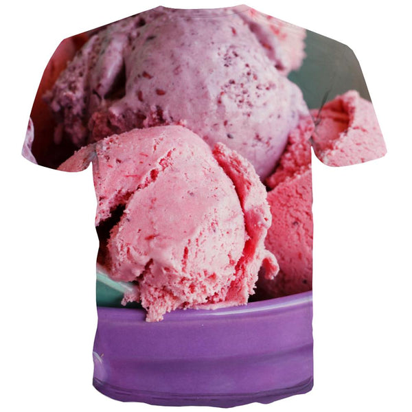 
Sweet T-shirt Men Gourmet Tshirts Casual Icecream T-shirts 3d Colourful T-shirts Graphic
                