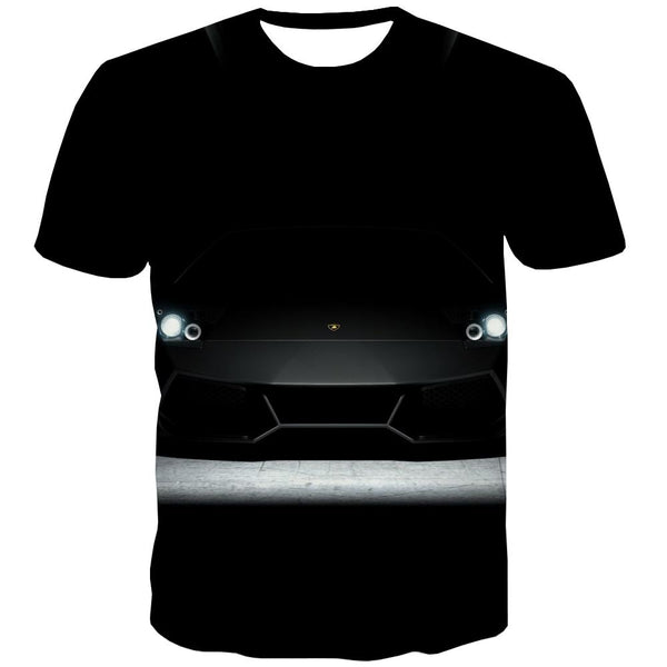 Racing Car T shirts Men Metal Tshirts Novelty City Shirt Print Gray T shirts Funny Retro Tshirts Casual