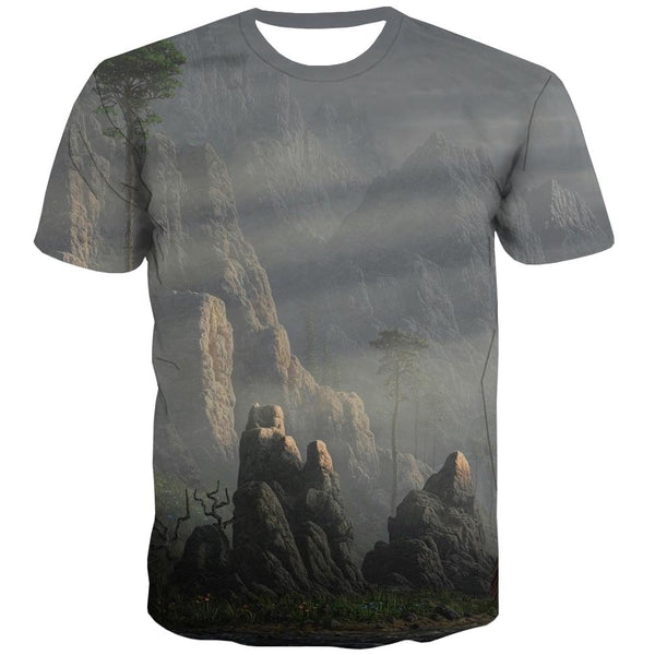 Indians T shirts Men Grassland T-shirts Graphic Sunset T shirts Funny War Tshirts Casual