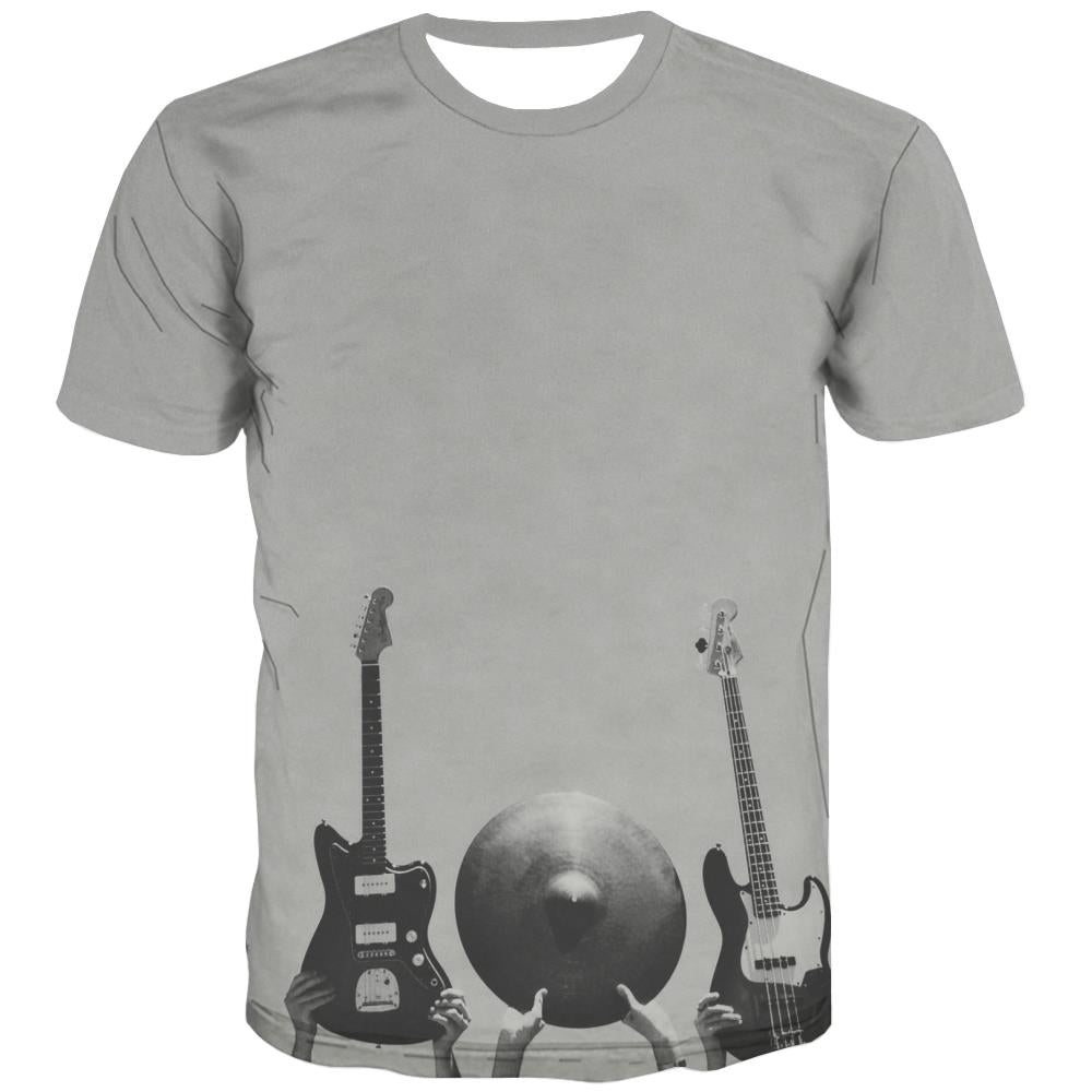 
Music T shirts Men Instrument Tshirts Novelty Retro T-shirts Graphic Electronic Tshirts Casual
                