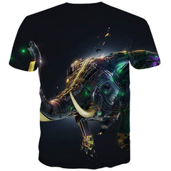 Animal T shirts Men Elephant Tshirt Printed Music Tshirts Cool Harajuku Tshirt Anime Colorful T-shirts 3d - KYKU