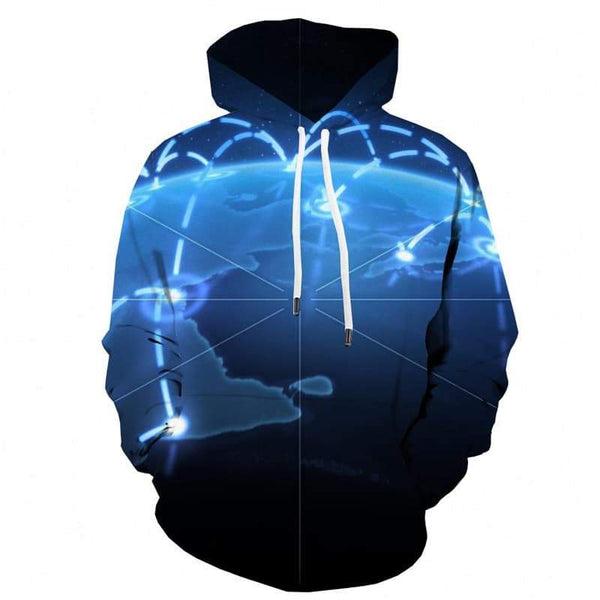 Technology Sweatshirts men Novel Sweatshirt Printed Galaxy Hoody Anime Street 3d Printed - KYKU