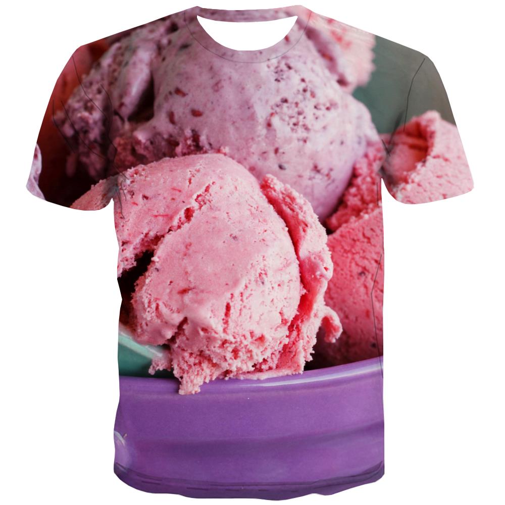 
Sweet T-shirt Men Gourmet Tshirts Casual Icecream T-shirts 3d Colourful T-shirts Graphic
                