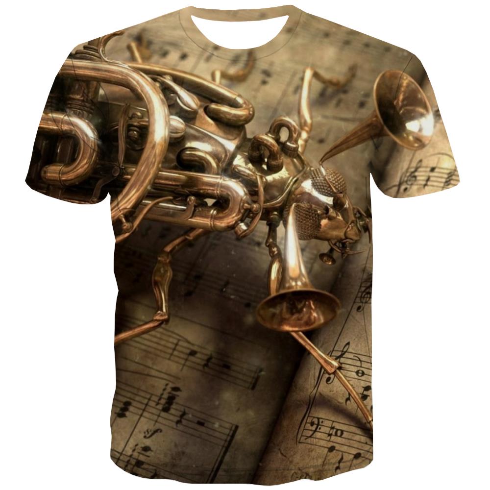 
Music T shirts Men Instrument T shirts Funny Retro Tshirt Anime Electronic T-shirts Graphic
                